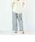 ウォッシャブルWウエストワイドパンツ