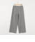 ウォッシャブルWウエストワイドパンツ