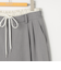 ウォッシャブルWウエストワイドパンツ