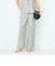 《セットアップ対応》ウォッシャブルドライシャークタックワイドパンツ