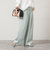 【WEB＆一部店舗限定サイズアイテム】ウォッシャブルセルロースワイドパンツ