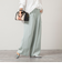 【WEB＆一部店舗限定サイズアイテム】ウォッシャブルセルロースワイドパンツ