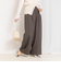 【WEB＆一部店舗限定サイズアイテム】ウォッシャブルセルロースワイドパンツ