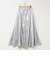 45th limited editionウォッシャブルメタリックマチ入りマキシスカート