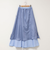 【WEB＆一部店舗限定色アイテム】ウォッシャブルヴィンテージタフタマチ入りマキシスカート