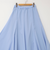 【WEB＆一部店舗限定色アイテム】ウォッシャブルヴィンテージタフタマチ入りマキシスカート