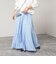 【WEB限定】ウォッシャブルヴィンテージタフタマチ入りマキシスカート