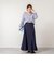 【WEB限定】ウォッシャブルヴィンテージタフタマチ入りマキシスカート