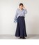【WEB限定】ウォッシャブルヴィンテージタフタマチ入りマキシスカート