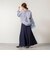 【WEB限定】ウォッシャブルヴィンテージタフタマチ入りマキシスカート