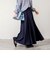 【WEB限定】ウォッシャブルヴィンテージタフタマチ入りマキシスカート