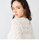 ウォッシャブルストレッチレースペプラムプルオーバー