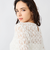 ウォッシャブルストレッチレースペプラムプルオーバー