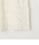 ウォッシャブルストレッチレースペプラムプルオーバー
