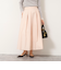 ウォッシャブルタフタタックフレアロングスカート