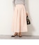 ウォッシャブルタフタタックフレアロングスカート