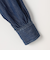 【RM denim】フリルギャザーデニムブラウス