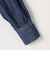 【RM denim】フリルギャザーデニムブラウス