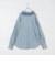 【RM denim】フリルギャザーデニムブラウス