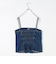 【RM denim】2WAYデニムビスチェ