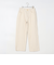 【RM denim】リネン混ひも付きリラックスパンツ