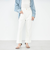 【RM denim】スリットクロップドセンタープレスデニム