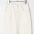 【RM denim】スリットクロップドセンタープレスデニム