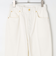 【RM denim】スリットクロップドセンタープレスデニム