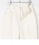 【RM denim】スリットクロップドセンタープレスデニム