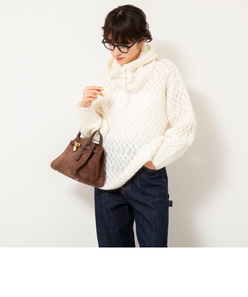WALANCE/ワランス】wool mohair cable boatneck top｜ノーリーズの通販