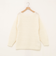 【WALANCE/ワランス】wool mohair cable boatneck top