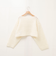 【WALANCE/ワランス】wool mohair cable cropped cardigan