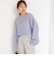 【WALANCE/ワランス】wool mohair cable cropped cardigan