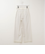 ウォッシャブルドライツイルワイドパンツ