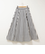 ウォッシャブルフレアマキシスカート