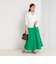 ウォッシャブルフレアマキシスカート