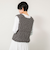 Vネックニットベスト