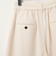 ウォッシャブルクロップドワイドツイルパンツ