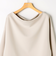 《セットアップ対応》ウォッシャブルボートネックライトダンボールプルオーバー