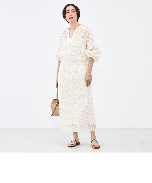 セットアップ対応》【KIRYU】ウォッシャブルラメジャガードブルゾン