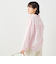 ウォッシャブルORGANICコットンフリルシャツブラウス