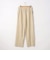 ウォッシャブルハイスペック麻調愛されセミワイドパンツ