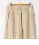 ウォッシャブルハイスペック麻調愛されセミワイドパンツ
