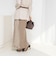 ウォッシャブルサテンナロースカート