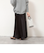 ウォッシャブルサテンナロースカート