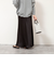ウォッシャブルサテンナロースカート