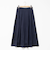 ウォッシャブルサテン楊柳ギャザースカート