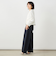 《セットアップ対応》ウォッシャブルスラブオックスタックワイドパンツ