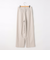 《セットアップ対応》ウォッシャブルスラブオックスタックワイドパンツ