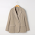 ウォッシャブルリネンライクオーバージャケット